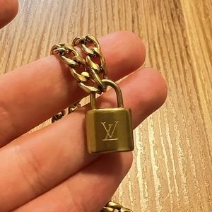Unbranded Luxury Lock Chain Necklace